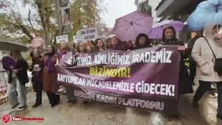 Dersim'de kadınlar 25 Kasım'da yürüdü