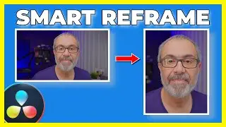 How to use the Smart Reframe for vertical video in Davinci Resolve Studio