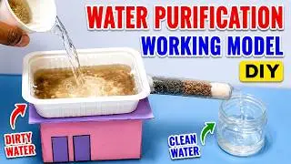 water purifier working model science project exhibition - simple and easy | DIY pandit