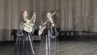 J. S. Bach Lute Suite e - minor BWV 996 - Courante played by Hedvika Švendová on 8strings guitar
