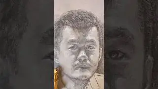 Drawing Ding Liren, winner of World Chess Championship 2023