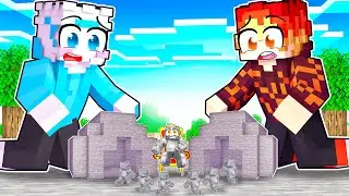 I Found a HIDDEN Rock Village in my Minecraft City!