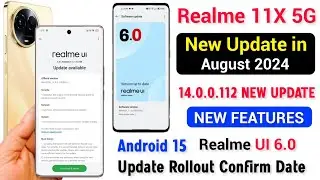Realme 11x 5g New Update August 2024 | Realme 11X 5g  Update Network Problem | Realme UI 6.0 Update