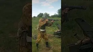 Стрельба из ППШ СХП. 