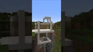 Minecraft Fountain house ~!  #minecraft #minecraftbuildingguide