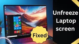 How to fix stuck laptop screen|How Unfreeze stuck laptop|
