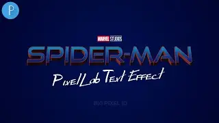 Cara Membuat Text Effect Spider-Man Menggunakan Aplikasi PixelLab
