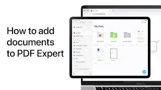 How to add files to your iPad with PDF Expert