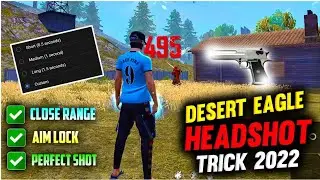 Free Fire Desert Eagle Headshot Trick 🔥 | One Tap Headshot Trick Desert Eagle | One Tap Setting