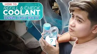 HOW TO CHECK AND REFILL COOLANT | HONDA CLICK 150i V2