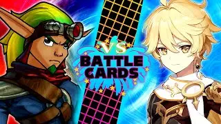 Jak VS The Traveler (Jak and Daxter VS Genshin Impact) - VS Battle Cards