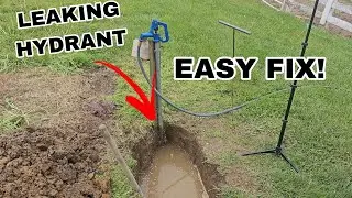 How To Replace A Leaking Yard Hydrant (Daily Excavation)