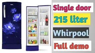 Best single door refrigerator 👌 Whirlpool single door refrigerator Demo||