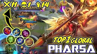 BEST SUPPORT 2020!! Pharsa Best Build Top 1 Global 2020 - Mobile Legends