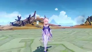 Sangonomia Kokomi Gameplay Idle animation and More | Genshin impact 2.1
