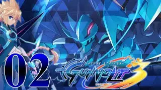 [Let's Play] Azure Striker Gunvolt 3 EP 2: Downtown Christmas