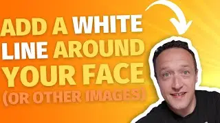 How to ADD A WHITE OUTLINE around an image in CANVA (and REMOVE THE BACKGROUND) 