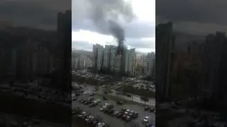 Požar u sarajevskom naselju Alipašino Polje