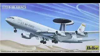 Heller 1/72 E-3B AWACS kit review