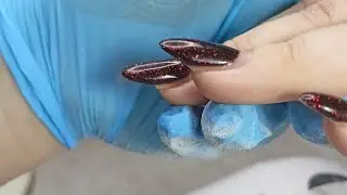 Взлетные ногти. Переношенной покрытие