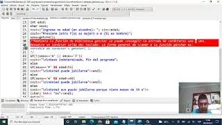 Decisiones Anidades con IF / else en C++ video 2
