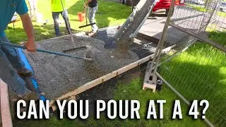 The GC Would Only Allow A 4 Inch Slump