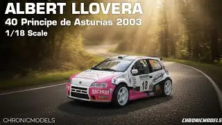 Fiat Punto S1600 1/18 Albert Llovera Príncipe de Asturias 2003 | CHRONICMODELS