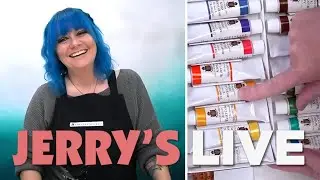 Jerry's LIVE Episode #JL273: Watercolor Demo - Landscape Using Basic Supplies