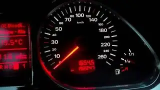 AUDI A6 C6, 3.0 BBJ, Quattro разгон до 100 км/ч