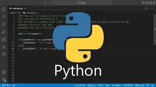 Leap year Python / How to Tutorial