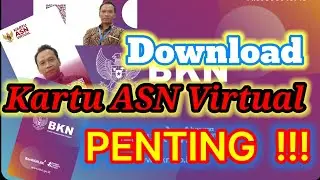 CARA CETAK KARTU ASN VIRTUAL MYSAPK BKN MENGGUNAKAN HP