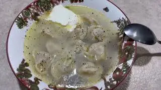 Пельмени с бульоном! «Дедовский рецепт «