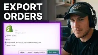How to Export Orders to CSV on Shopify (2026) | Admin Panel