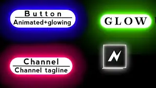 create glowing button with node video | node video tutorial | vidtricks