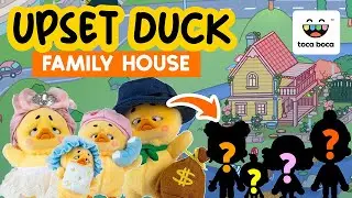 UPSET DUCK Family HOUSE Yellow Sad Cottage Farm BIG Rain SAD Story not FREE TOCA BOCA Home