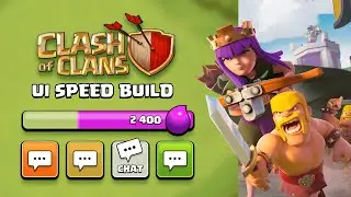Figma UI - Clash of Clans Game UI Speed Build
