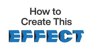 How to Create This Text Effect in Illustrator | Illustrator Paper Cut Text Effect