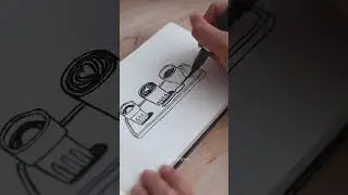 ✍🏻  how to doodle coffee with brush pen ☕️