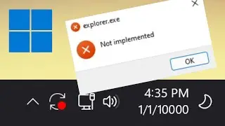 What happens if you set year 10000 on Windows 11?