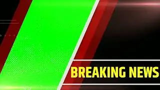 Breaking News intro Green Screen Video No copyright free