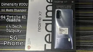 Realme X7 Mediatak Dimensity 800U Unboxing & Review 5G Phone