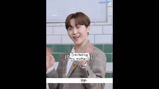 seungkwan imitating junhui's mom 😭😅👋 