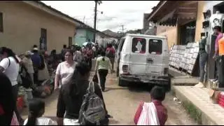 Honduras z autobusu