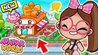 NEW BAKERY UPDATES AND SECRETS IN AVATAR WORLD GAME 🍞😍