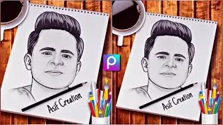 How to Convert Any Photo Into Real Pencil Sketch in PicsArt - Pencil Sketch Photo Edits 