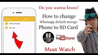 How to automatically move Whatsapp media to sd card