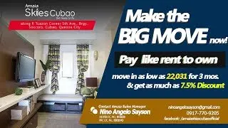 2019 l INSIDE TOUR l AMAIA SKIES CUBAO STUDIO UNIT l OPEN DOOR