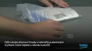 Jak u pračky Beko odstranit přepravní šrouby?🤔