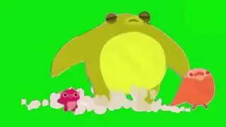 Endless stampedes green screen (not moving)