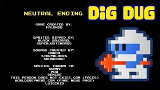 ПРОШЁЛ DIG DUG.EXE НА НЕИТРАЛЬНУЮ КОНЦОВКУ